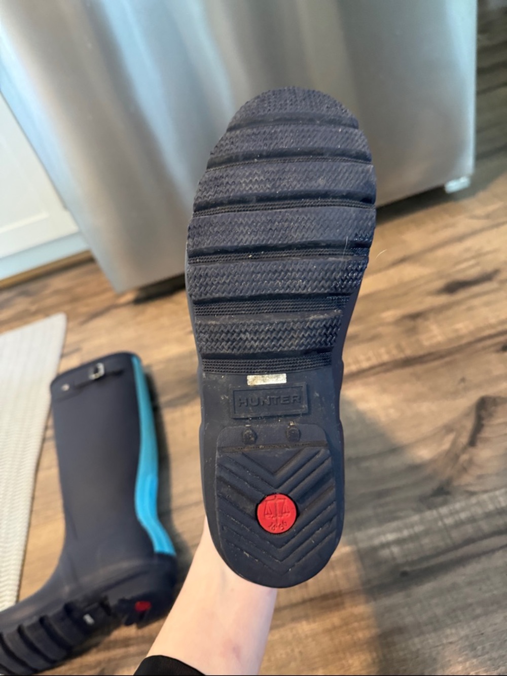 Hunter Tall Matte Navy Rubber Boots - Picture 11 of 14